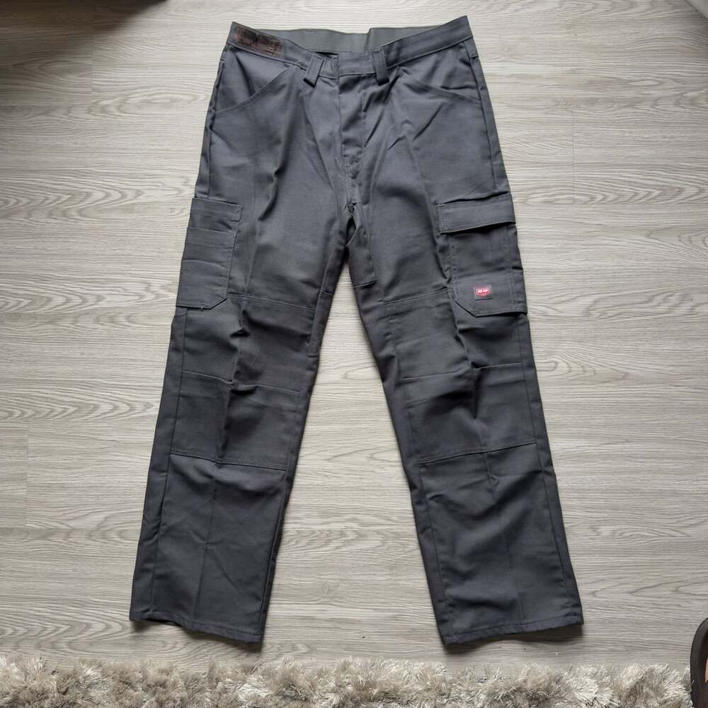 Red Kap PT2ACH4 Cargo Pants Size 34x30 Gray Work Utility